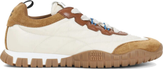 Miu Miu Dame Sko Beige 38 EU,