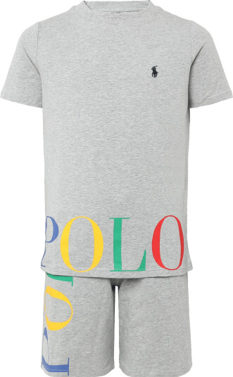 Ralph Lauren Kids L4 Lounge Short Set Grey 140/152