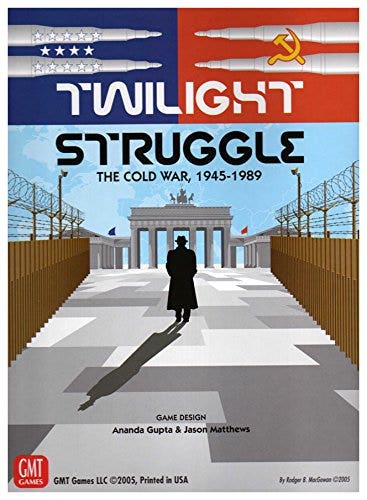 Twilight Struggle Deluxe Edition - Brettspill fra Outland Twilight Struggle Deluxe Edition - Brettspill fra Outland