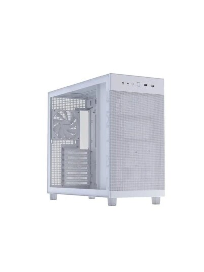 ASUS Prime AP303 TG Miditower Kabinett med Temperert Glass Hvit