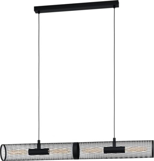 Eglo Redcliffe Langbord 4Xe27 Sort Gitter