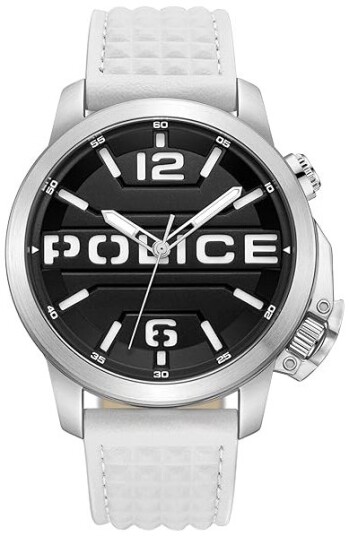 Police Herreklokke PEWJD0021704 Automated Sort/Lær Ø44 mm Police Herreklokke PEWJD0021704 Automated Sort/Lær Ø44 mm