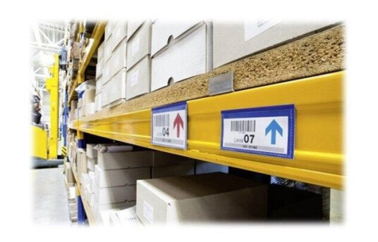 DURABLE magnetische Etikettentasche 150x67mm 50er