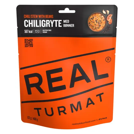 Real Turmat Chili Stew With Beans, turmat 460g Orange Real Turmat Chili Stew With Beans, turmat 460g Orange