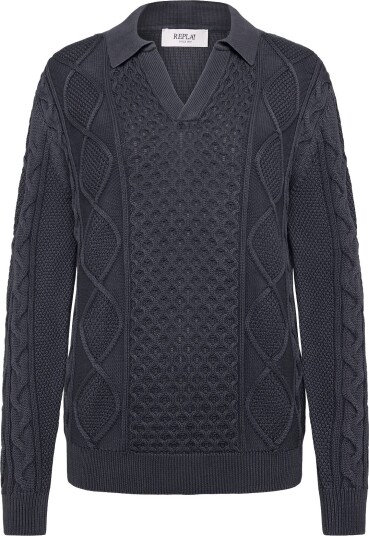 Replay Sweater Regular GREY S Replay Sweater Regular GREY S