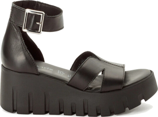 Tamaris Dame Sko Svart 39 EU,