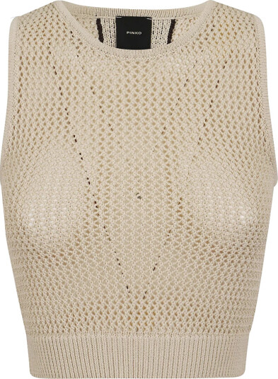 Pinko Dame Topper Grå XS,