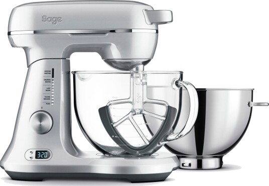 Sage The Bakery Boss Kjøkkenmaskin 4.7L 1200W Sølv med Tilbehør