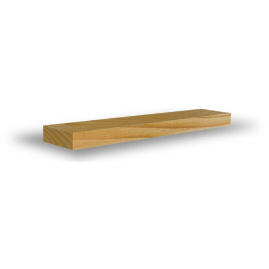 Combiwood Glattkantlist Ubehandlet Furu 6x21 mm Natur