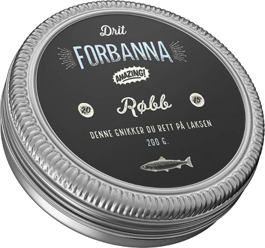Drit Forbanna Rub fisk 200 g svart Drit Forbanna Rub fisk 200 g svart