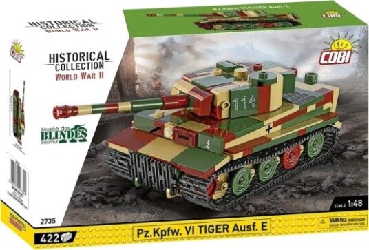 Cobi Pz.Kpfw. Vi Tiger Ausf. E Byggesett, Skala 1:48