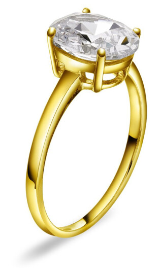 Pan Jewelry Lyra ring i sølv med zirkonia størrelse Ring i sølv med zirkonia 54