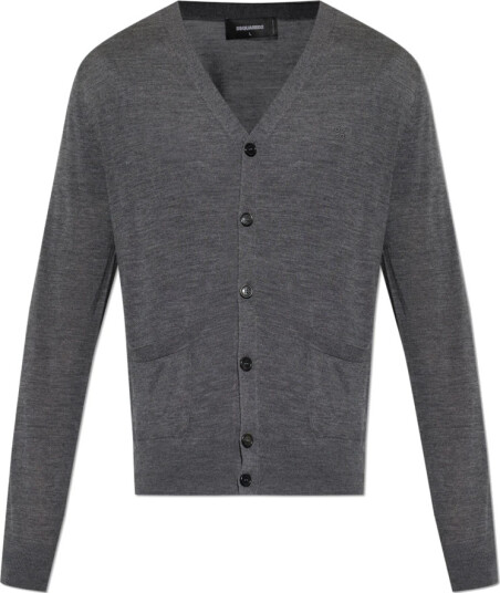 Dsquared2 Herre Strikkevarer Grå 3XL, Dsquared2 Herre Strikkevarer Grå 3XL,