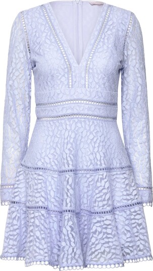 ELLIE MINI DRESS LIGHT BLUE LACE