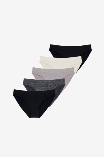 DORINA   Truser Rosanne Eco 5 pakning   Svart