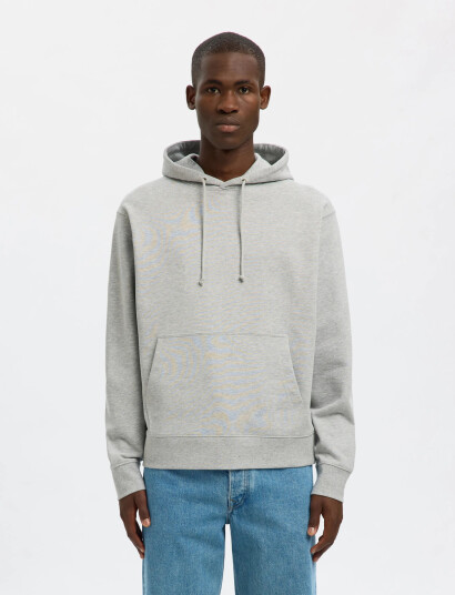 Selected Slhrelaxluke Ls Sweat Hoodie Noos Grey XXL Selected Slhrelaxluke Ls Sweat Hoodie Noos Grey XXL