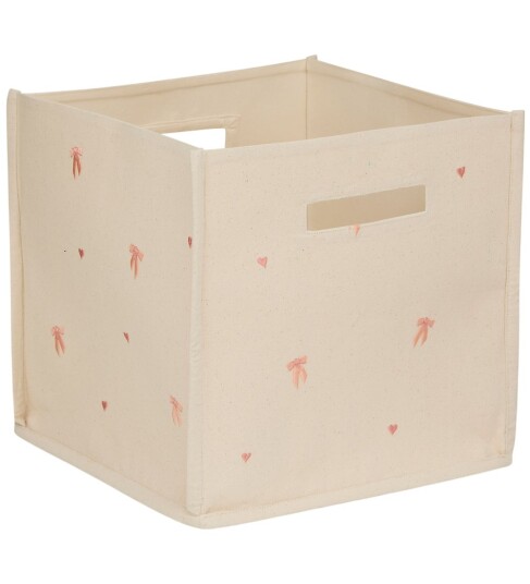 Cam Cam Copenhagen Canvas Storage Basket Gots Vintage Toys Cream ONE SIZE