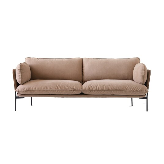 &Tradition Cloud Sofa 3 seters Svarte Ben / Hot Madison 495