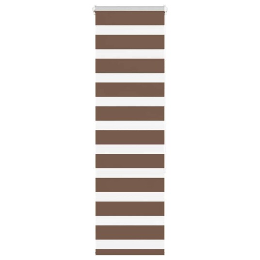 Sebragardin brun 45x150 cm stoff bredde 40,9 polyester