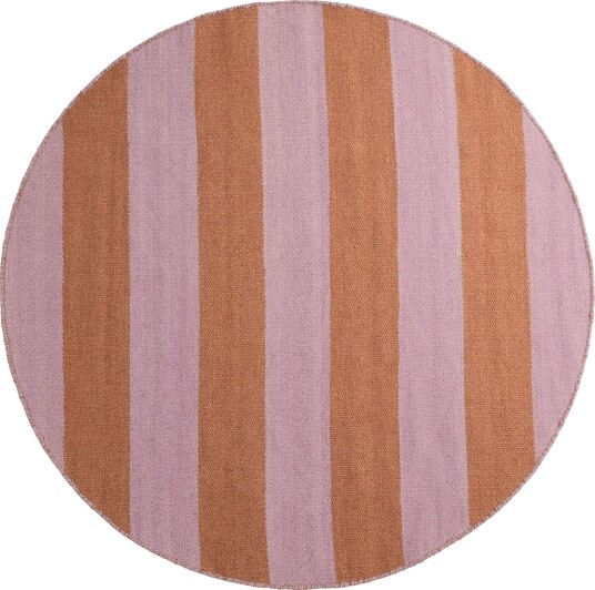 Rundt teppe Garine oransje/rosa Størrelse: Ø 120 cm Rundt teppe Garine oransje/rosa Størrelse: Ø 120 cm