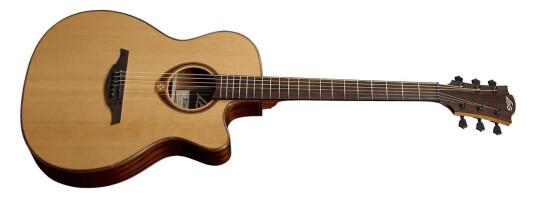 Lag Guitars Gla T118asce Auditorium Slim Cutaway Electro Black