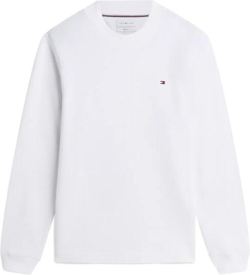 Tommy Hilfiger Textured Ls Tee White M