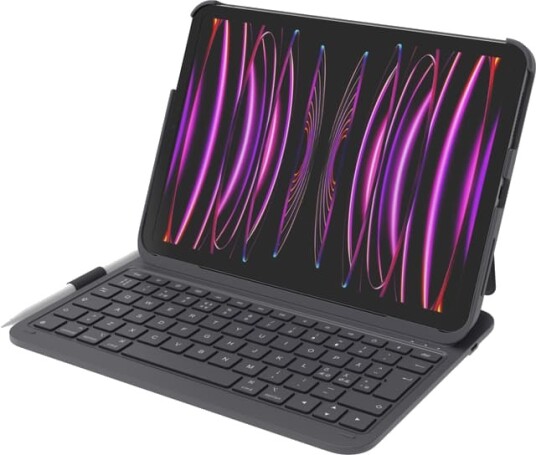 Sandstrøm tastaturdeksel for iPad (11th Gen) Sort Sandstrøm tastaturdeksel for iPad (11th Gen) Sort