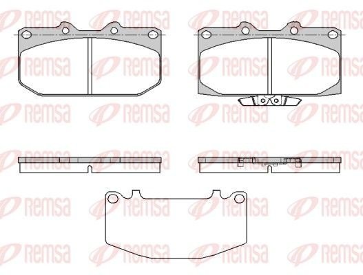Bremseklosser REMSA 0599.32