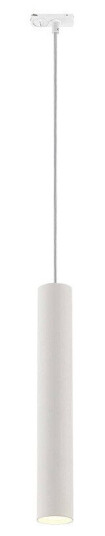 Lindby pendellampe Linaro, 40 cm, hvit, 1-faset, Ø 6 cm Lindby pendellampe Linaro, 40 cm, hvit, 1-faset, Ø 6 cm