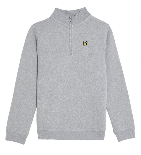 Lyle & Scott Quarter Zip Pullover Grey 170 176