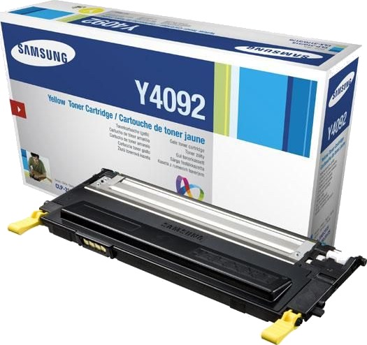 Samsung CLT-K4092S/ELS Y Toner - Original - Gul 1000 sider