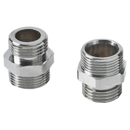 Trio Perfekta 970538 Overgangsnippel M22 x 1,5 x G15 utv. gjenge, 2-pk