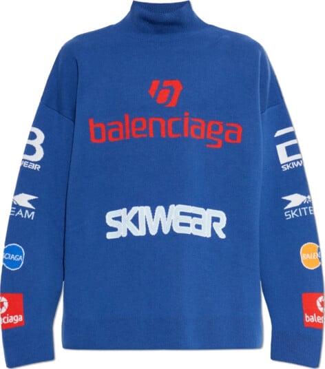 Balenciaga Herre Strikkevarer Blå S,