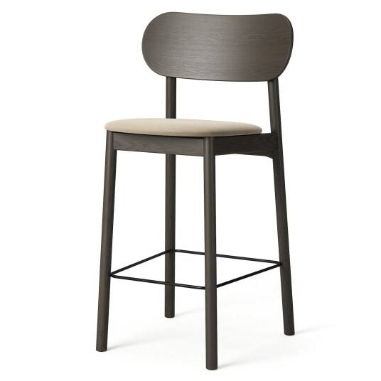 Decotique Elephant Barstol Mørk Eik / Beige Fløyel