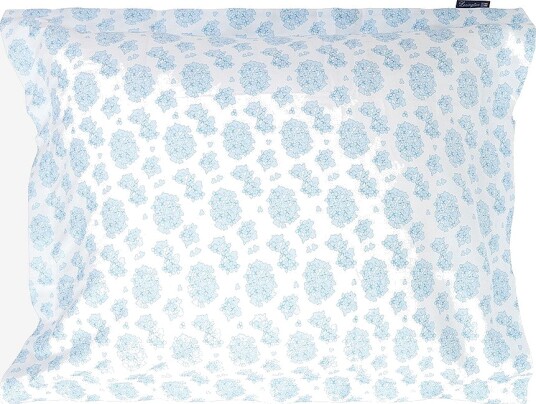 Lexington Putetrekk Floral Printed Cotton Sateen Blå