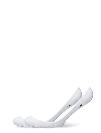 Tommy Hilfiger Th Women Footie Invisible 2P - White - 35-38