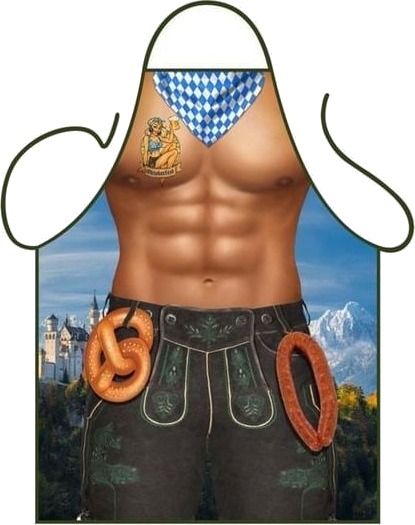 Partychimp Oktoberfest Forklæde Mand Partychimp Oktoberfest Forklæde Mand