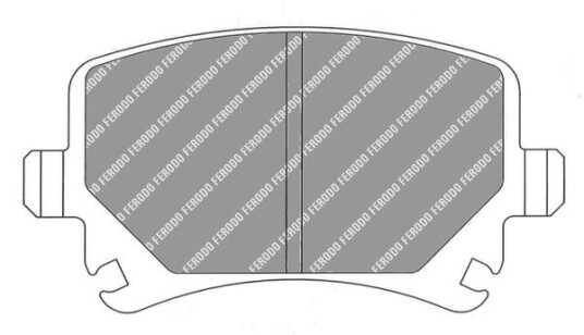 Bremseklosser FERODO RACING FCP1636H