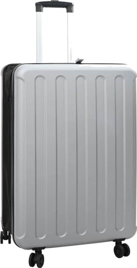 sammenleggbar koffert hard shell 28'' sølv 50x30x76 cm ABS