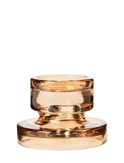 Broste Copenhagen Petra Candle Holder - Beige - H8CM Broste Copenhagen Petra Candle Holder - Beige - H8CM