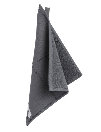 The Organic Company Calm Wash Cloths Grey The Organic Company 110 DARK GREY 28X28CM