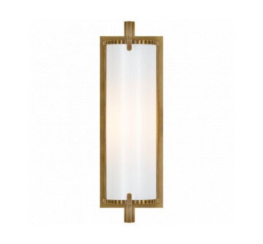 Calliope Small Bath Light Antique Brass Calliope Small Bath Light Antique Brass