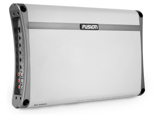 Fusion MS-AM504 4-kanals forsterker Marine, 4x100W RMS, 2 Ohm