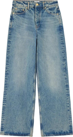 Ganni Dame Jeans Blå W26 L33,
