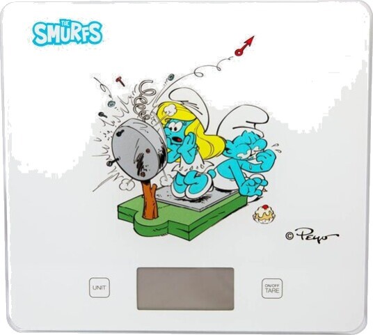 Bengt Ek Digital vekt 5 kg Smurfene hvit