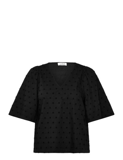 Soaked in Luxury Slsunela Felisia Top Ss Black XS