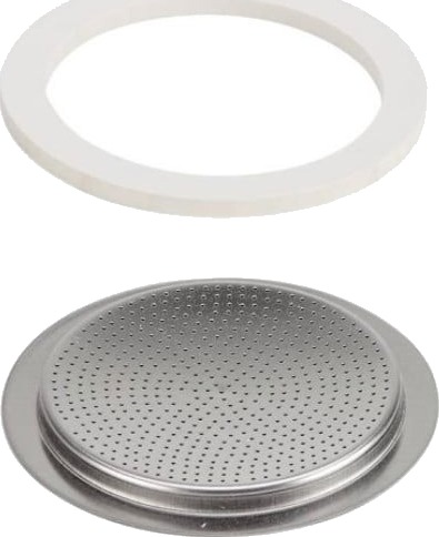 Bialetti Venus Replacement Rubber Seal & Filter Screen   10 cup