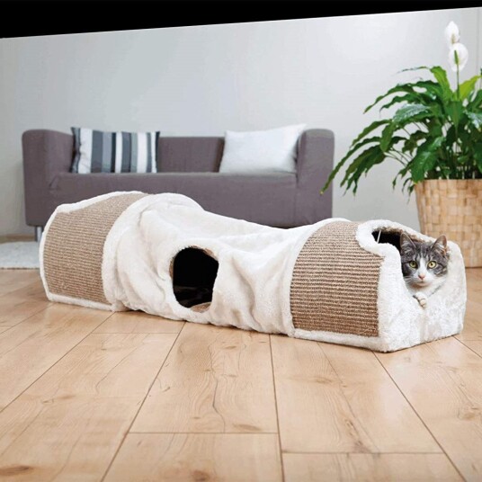 Trixie Kloretunnel med 2 Huler 110 x 30 x 38 cm – Sammenleggbar Katte- og Hundekos Trixie Kloretunnel med 2 Huler 110 x 30 x 38 cm – Sammenleggbar Katte- og Hundekos