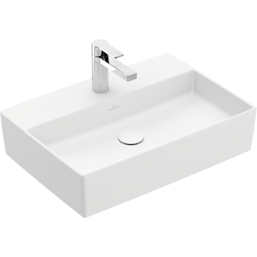 V&B Memento 2.0 Toppmontert servant 600x420 mm, 1 bl.h, u/o.l, Stone White V&B Memento 2.0 Toppmontert servant 600x420 mm, 1 bl.h, u/o.l, Stone White
