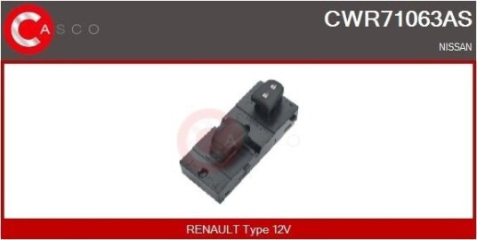 Bryter, vindusheis CASCO CWR71063AS